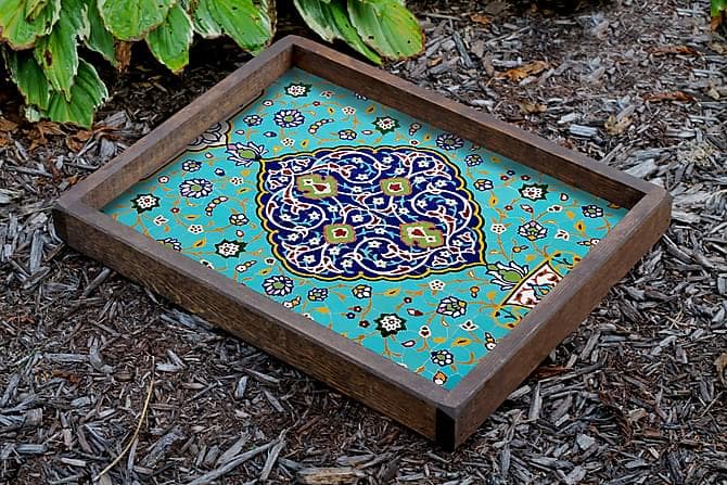 Evila Originals bakke 40 cm Trae Flerfarvet
