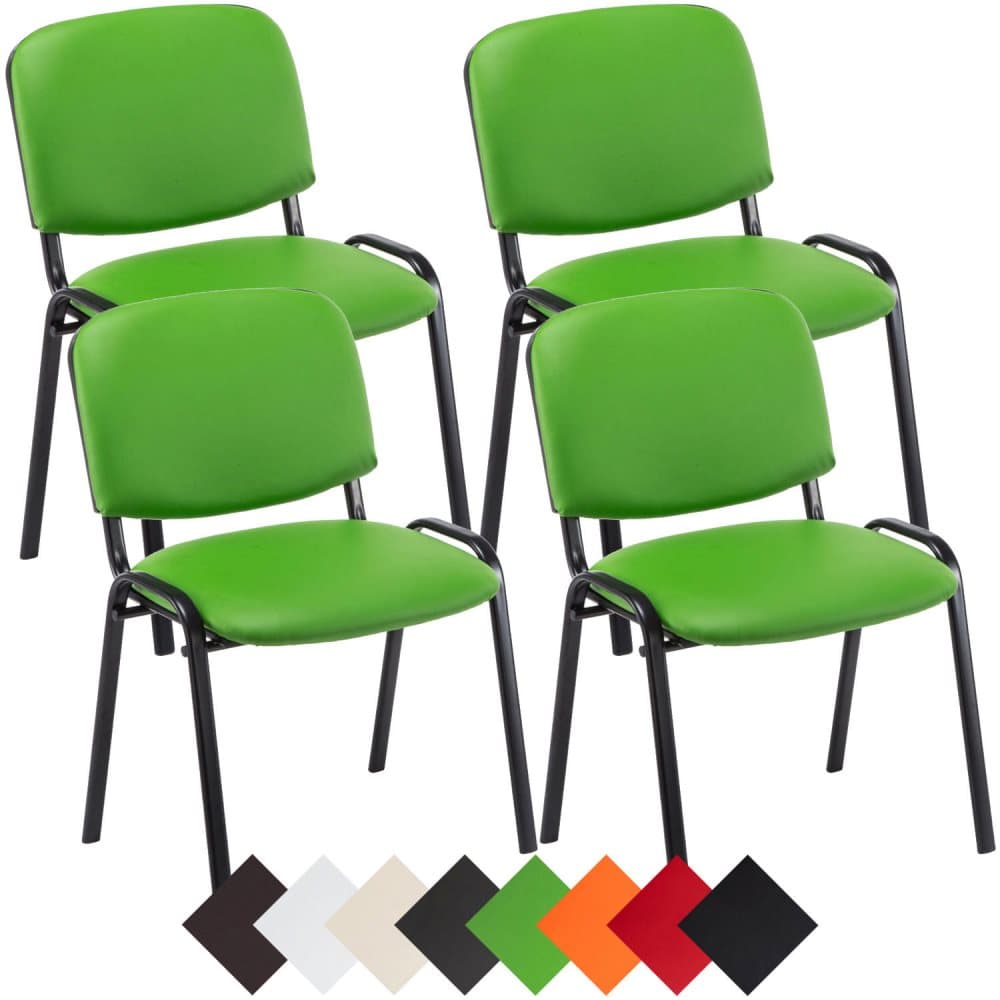 CLP 4-Pack Receptionsstol Ken Kunstlæder