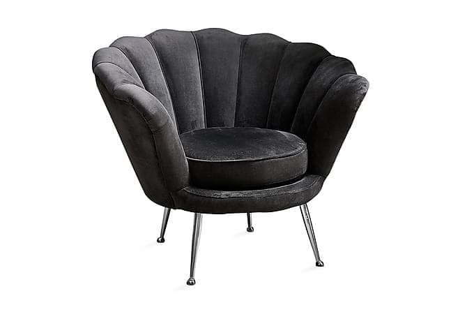 Edit Laenestol Velour Sort