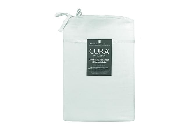 CURA PEARL Påslakanset 150x210 Vit Vit