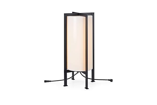 Markeret haven gulvlampe Hvid