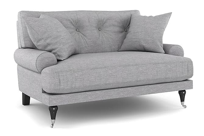 ANTHONY Loveseat Lysegrå/Krom