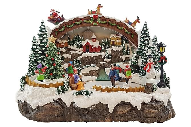 Joulukoriste Luistelurata Led 32x19x23,5 cm