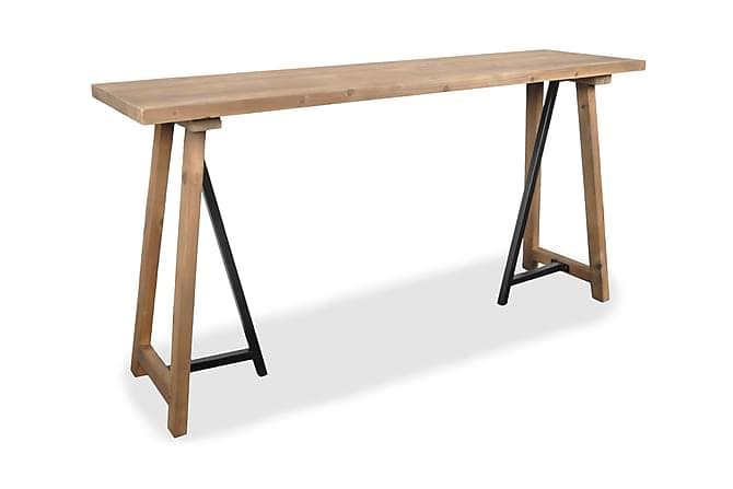 FORSÅ Avlastningsbord 160 cm Svart/Brun