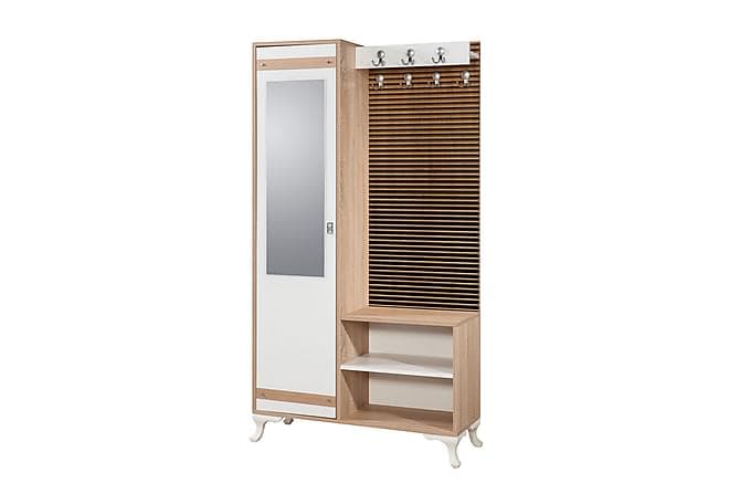 STENBYN Klesskap 100 cm Brun