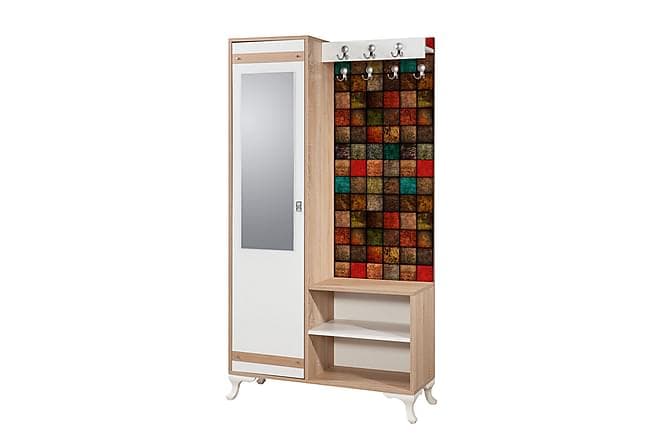 STENBYN Klesskap 100 cm Brun