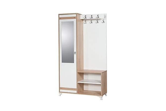 STENBYN Klesskap 100 cm Brun
