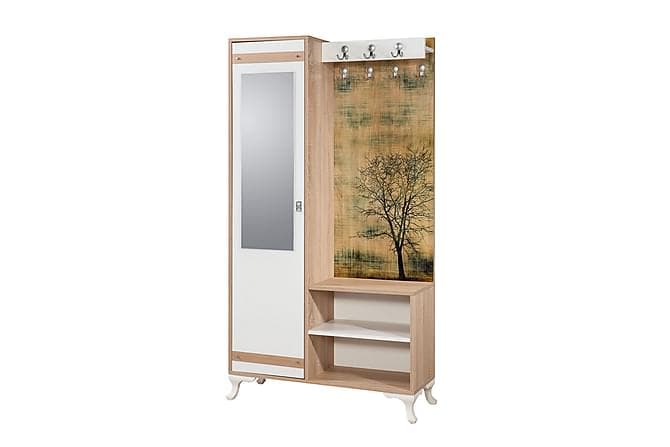 STENBYN Klesskap 100 cm Brun