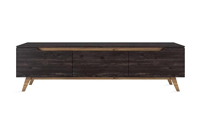STIMMERBO TV-Benk 180 cm Svart/Brun
