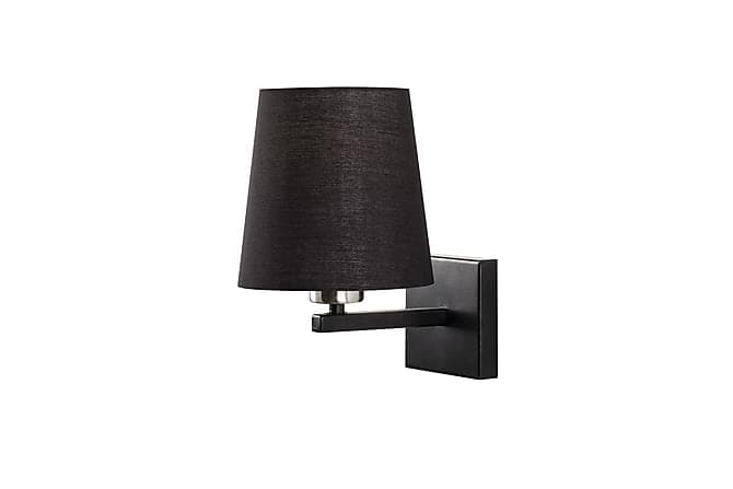PROFIL Vegglampe Svart/Nikkel/Creme