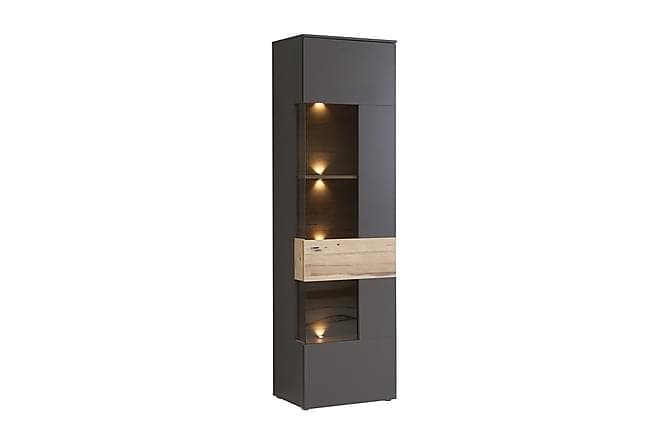 Ameysford Vitrineskab 60 cm Grå/Brun