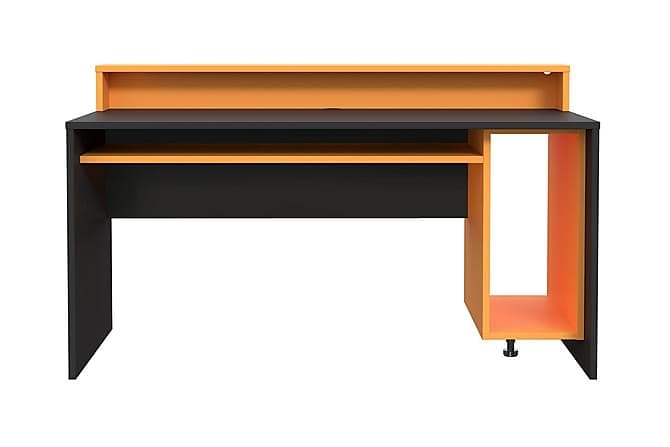 HAVENGORE Gaming Skrivebord 160 cm Svart/Oransje