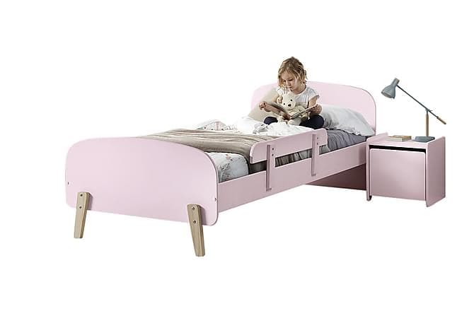 HIPSTOP Sängram Sängbord Säkerhetsbräda Rosa