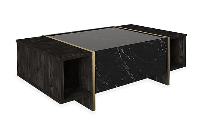 Riello Sofabord 104 cm Sort|Guld