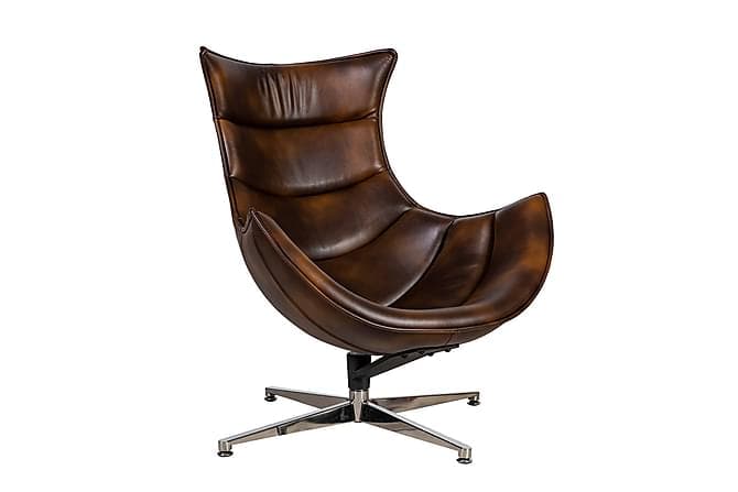 Grand Extra Nojatuoli 86x84xK96 Keinonahka Ruskea