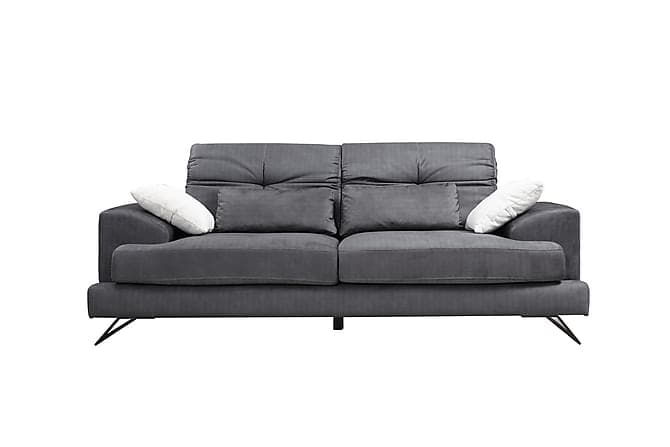 CHRISANGEL 2-Sits Soffa Svart
