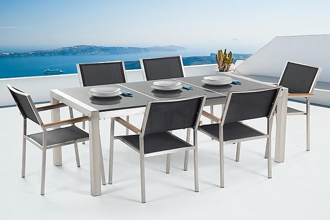 Grosseto Hagemobel 1 Bord + 6 Stoler