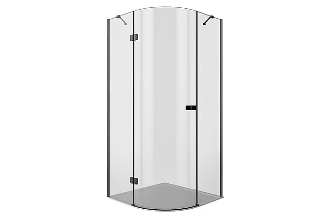 Lannabruk Glasvaeg 200 cm Sort