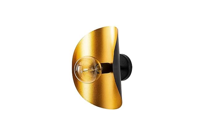 MUGIA Vegglampe Svart/Gull