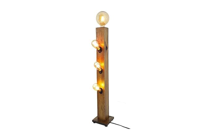 ZIVOTE Gulvlampe Valnott