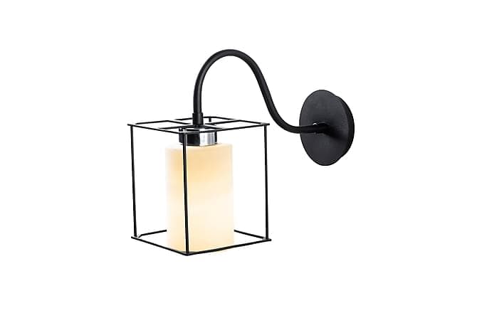 SANSOLBEK Vegglampe Svart