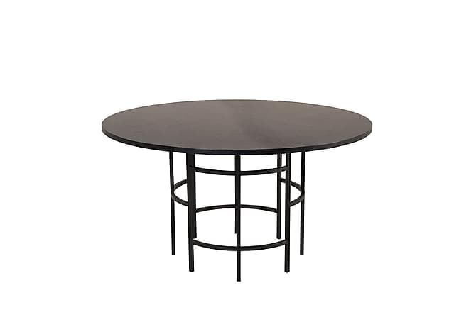 COPENHAGEN Spisebord Rundt 140 cm Svart