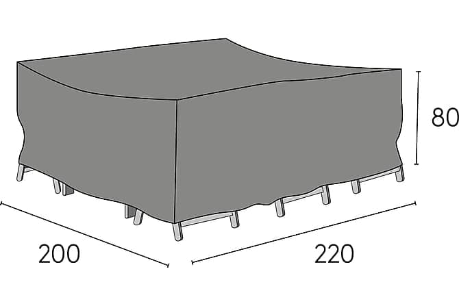 Mobeltrekk 200x220x80 cm