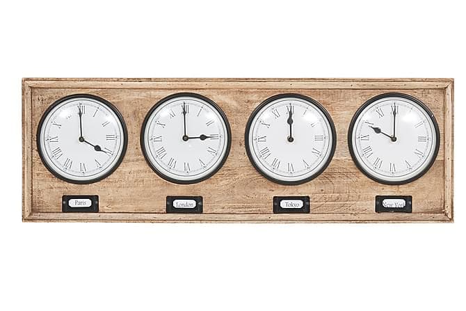 MINAUDO Veggklokke Beige
