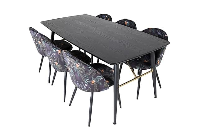 Irunea Spisebord 180 cm med 6 Sedavi Spisebordsstol