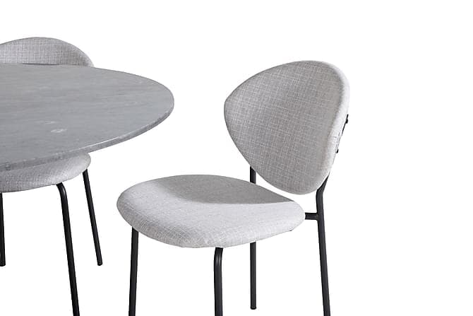 Admira Spisebord 106 cm med 4 Moncoll Spisestoler