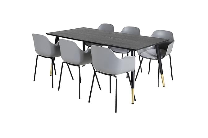 Daicy Spisebord 180 cm med 6 Libboll stole