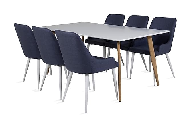 Pontus spisebord 180 cm Med 6 Ridones Spisebordsstol