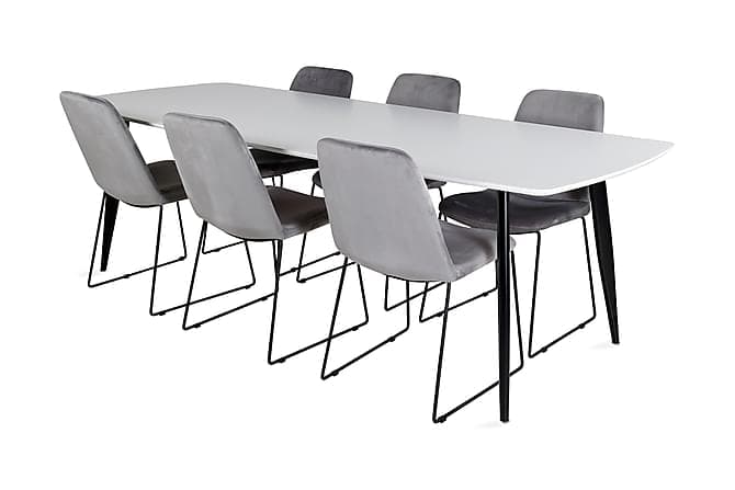 Pontus spisebord med 6 Jadraque Spisebordsstol