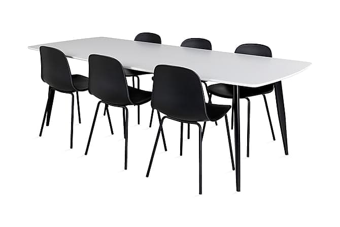 Pontus Spisebord med 6 Kullersbro Spisebordsstol
