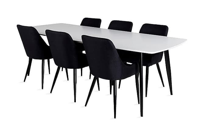 Pontus Spisebord med 6 Ridones Spisebordsstol