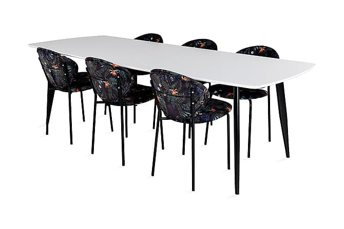 Pontus Spisebord med 6 Moncoll Spisebordsstol