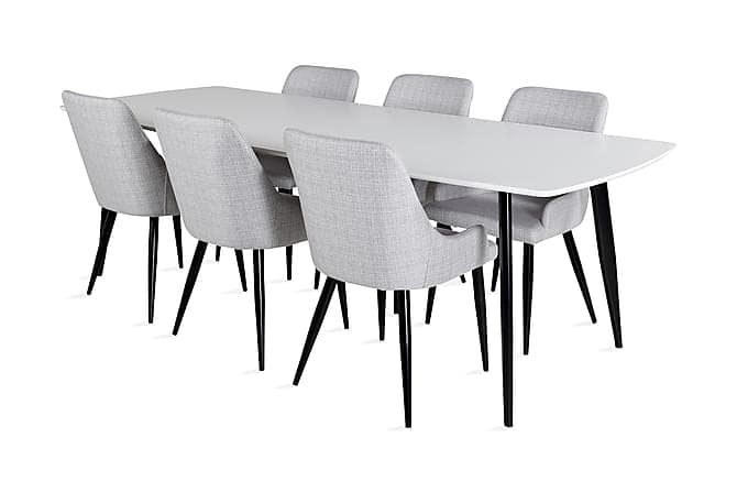 Pontus Spisebord med 6 Ridones Spisebordsstol