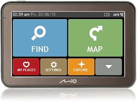 Mio Spirit 7670 LM, Hela Europa, 12,7 cm (5"), 480 x 272 pixlar, 800 MHz, Handheld / Fast, Oliv