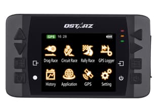 Qstarz LT-6000S, LCD, 6,1 cm (2.4"), 240 x 320 pixlar, 4 GB, Mini-USB, 10 h