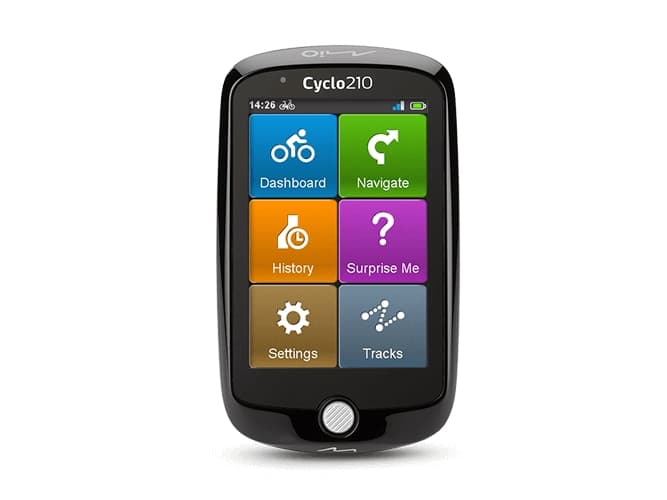 Mio Cyclo 210, Hela Europa, 8,89 cm (3.5"), 320 x 480 pixlar, Cortex-A7, Handheld / Fast, Svart