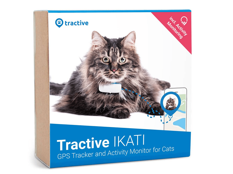 Tractive Ikati - Katte GPS Tracker - Hvid