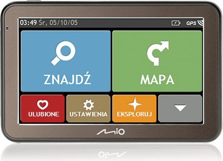 Navigatorius MIO SPIRIT 7500 Polska