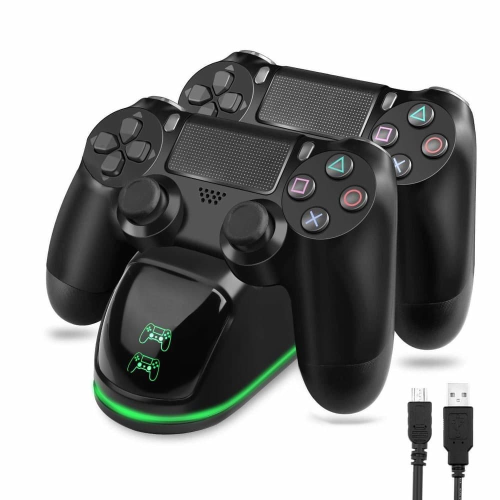 Dubbel laddstation för två kontroller - PS4/PS4 Slim/PS4 Pro
