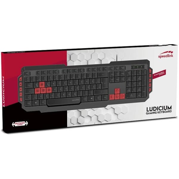 SPEEDLINK LUDICIUM Gaming Tastatur. Nordisk.