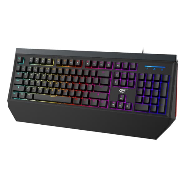 HAVIT HV-KB370L RGB-baggrundsbelyst mekanisk gaming tastatur.