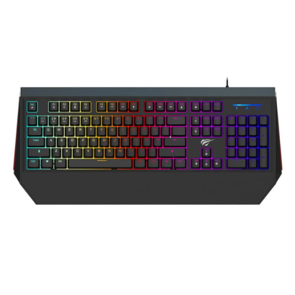 HAVIT HV-KB370L RGB-baggrundsbelyst mekanisk gaming tastatur.