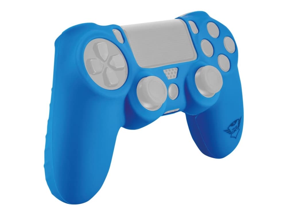 Trust GXT 744B - Skydd för spelkonsolstyrenhet - silikon, gummi - blå - för Sony DualShock 4