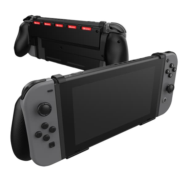 Komfort greb med indbygget spilopbevaring til Nintendo Switch-konsollen