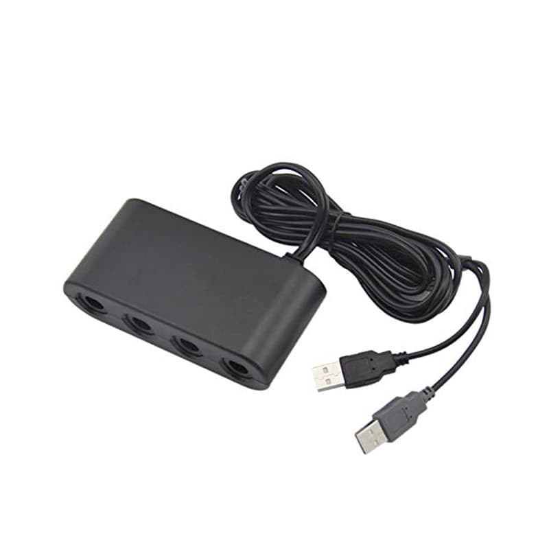 4 Port Gamecube-controlleradapter til Nintendo Switch / Wii U / PC