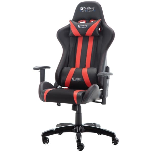Sandberg Commander Gaming Stol. Sort/Rød.